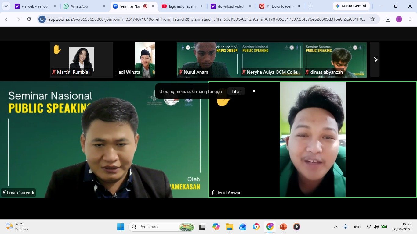 DEMA IDB Pamekasan Gelar Seminar Nasional Public Speaking, Dorong Gen-Z Lebih Kreatif, Kritis, dan Berpengaruh di Era Digital
