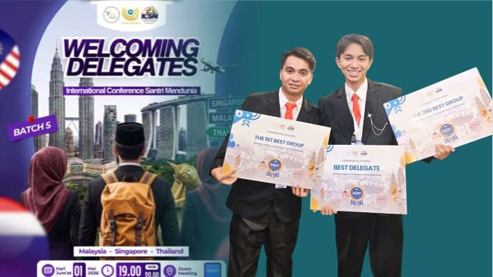 Mahasiswa IDB Banyuanyar Raih Prestasi Gemilang pada International Conference Santri Mendunia Batch 5 2026