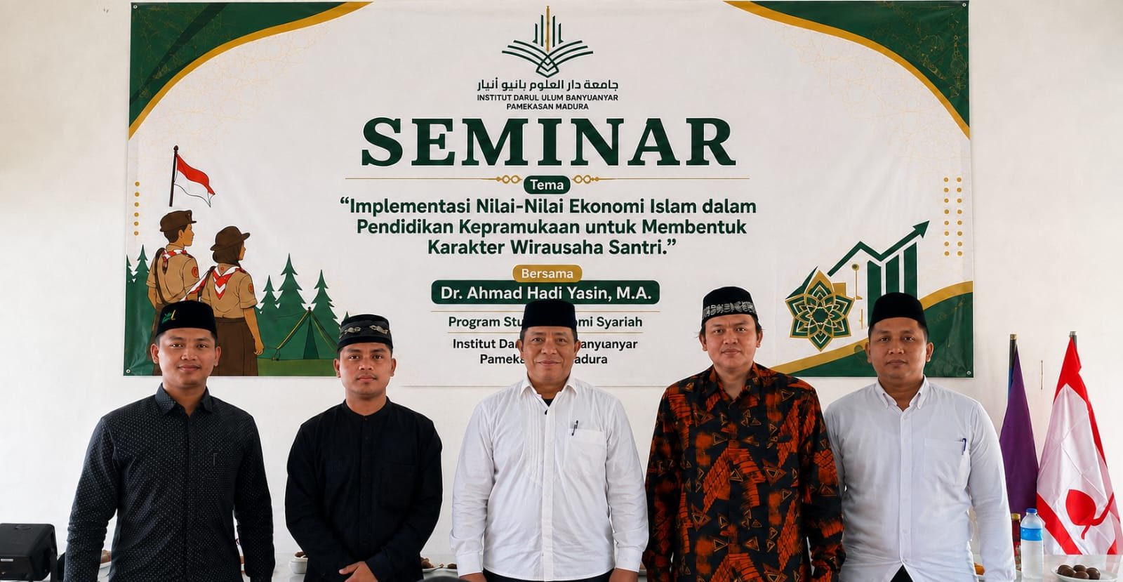 Prodi Ekonomi Syariah IDB Pamekasan Madura Bersama FDP Kembangkan Ekonomi Islam Berbasis Pendidikan Kepramukaan